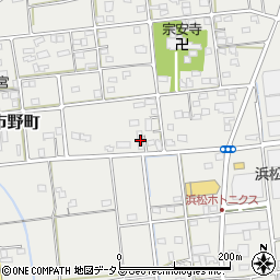 静岡県浜松市中央区市野町255周辺の地図
