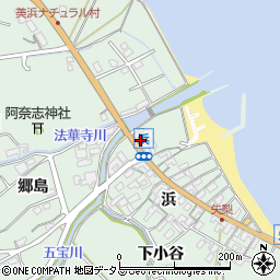 愛知県知多郡美浜町豊丘浜4周辺の地図