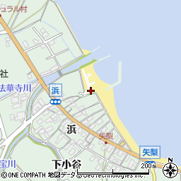 矢梨周辺の地図