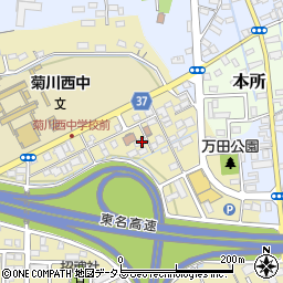 静岡県菊川市加茂247周辺の地図