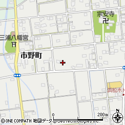静岡県浜松市中央区市野町271周辺の地図
