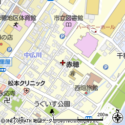 兵庫県赤穂市中広964周辺の地図
