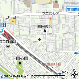 株式会社旭洋　園田寮周辺の地図