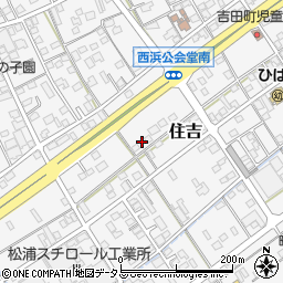 静岡県榛原郡吉田町住吉3166周辺の地図
