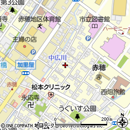 兵庫県赤穂市中広980周辺の地図
