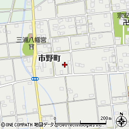 静岡県浜松市中央区市野町276周辺の地図