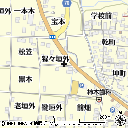 京都府木津川市山城町上狛猩々垣外3周辺の地図