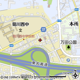 静岡県菊川市加茂246周辺の地図