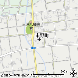 静岡県浜松市中央区市野町287周辺の地図