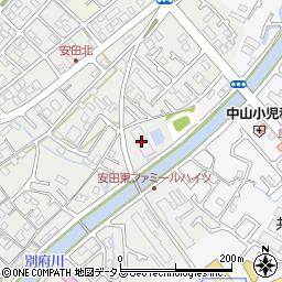 安田ポンプ場周辺の地図