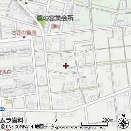静岡県浜松市中央区市野町446周辺の地図