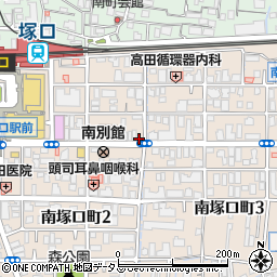 オリックスレンタカー塚口駅前店周辺の地図