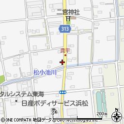 静岡県浜松市中央区貴平町265周辺の地図