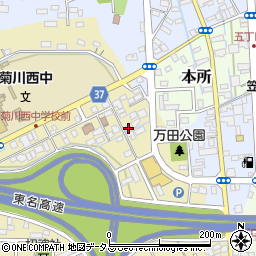 静岡県菊川市加茂266-1周辺の地図