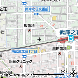 パルステージ武庫之荘周辺の地図
