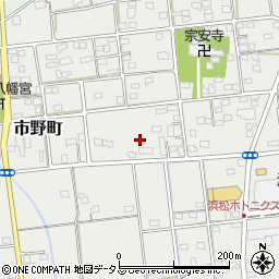 静岡県浜松市中央区市野町264周辺の地図