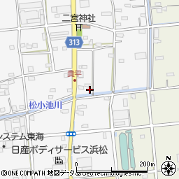 静岡県浜松市中央区貴平町260周辺の地図