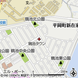 兵庫県加古川市平岡町新在家1192-155周辺の地図