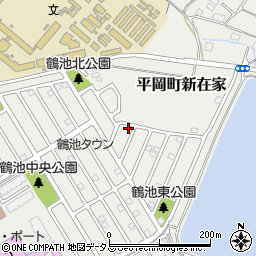 兵庫県加古川市平岡町新在家1192-381周辺の地図