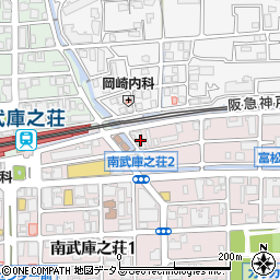 フォレスト武庫之荘弐番館周辺の地図