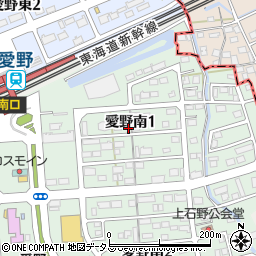 〒437-0040 静岡県袋井市愛野南の地図