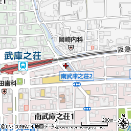 尼崎市立西富松会館周辺の地図