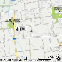 静岡県浜松市中央区市野町273周辺の地図