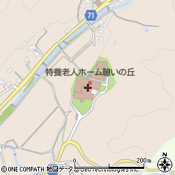 岡山済生会憩いの丘　過疎地有償運送事業周辺の地図