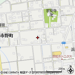 静岡県浜松市中央区市野町262周辺の地図