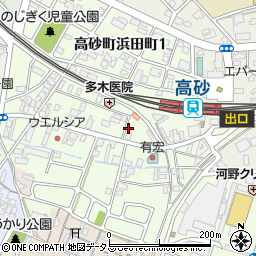 高砂交通株式会社周辺の地図