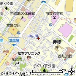 兵庫県赤穂市中広978周辺の地図