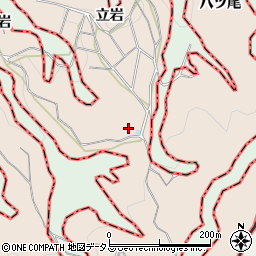 京都府木津川市加茂町山田立岩周辺の地図