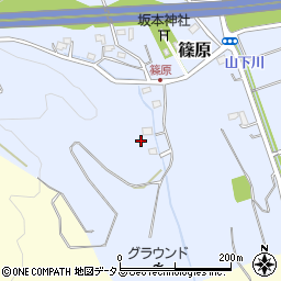 静岡県磐田市篠原周辺の地図