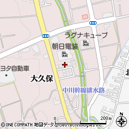 静岡県磐田市大久保480-34周辺の地図