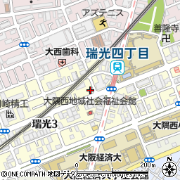 レア・レア上新庄９番館周辺の地図
