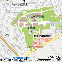 横蔵寺周辺の地図