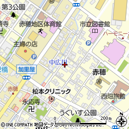 兵庫県赤穂市中広979周辺の地図