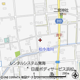 静岡県浜松市中央区貴平町345周辺の地図