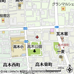 ヒロコーヒー 西宮北口店周辺の地図