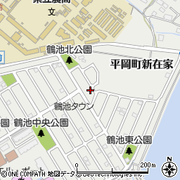 兵庫県加古川市平岡町新在家1192-375周辺の地図