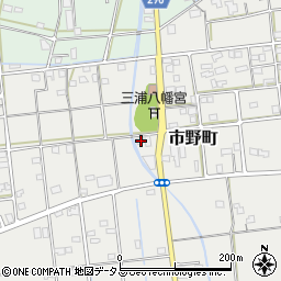 静岡県浜松市中央区市野町306周辺の地図