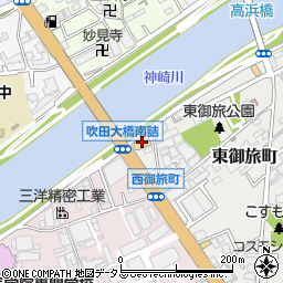 ネッツトヨタニューリー北大阪吹田店周辺の地図