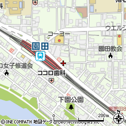 イセヅドライ　園田店周辺の地図
