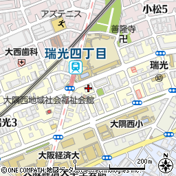 大阪経済大学瑞光センター周辺の地図