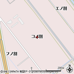 愛知県豊橋市神野新田町コノ割周辺の地図