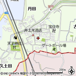 京都府精華町（相楽郡）菅井（西ノ辻）周辺の地図