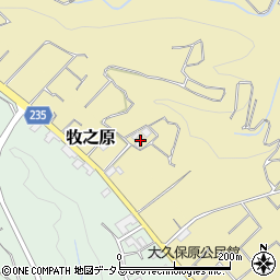 静岡県牧之原市静谷2519-4周辺の地図