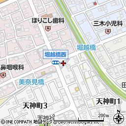 静岡県袋井市堀越1丁目8周辺の地図