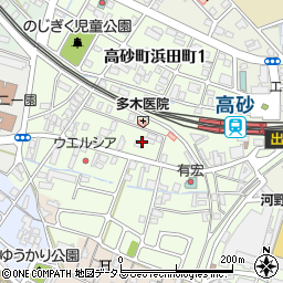 兵庫県高砂市高砂町浜田町周辺の地図