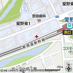 静岡県袋井市愛野870周辺の地図